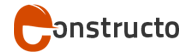 A black and white image of the word construction.