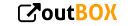 A black and yellow banner with the word " b ".