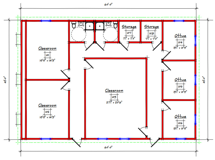 Commercial Building Floor Plan Sample Viewfloor co