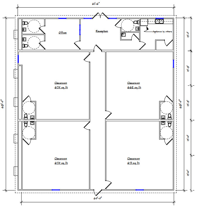 Daycare Floor Plan 424-6068
