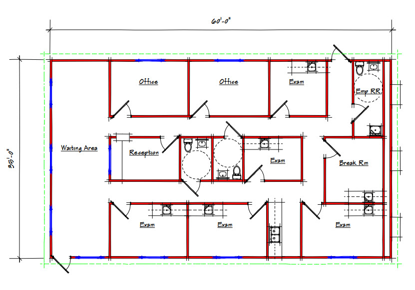 Healthcare Floor Plan 361-3560