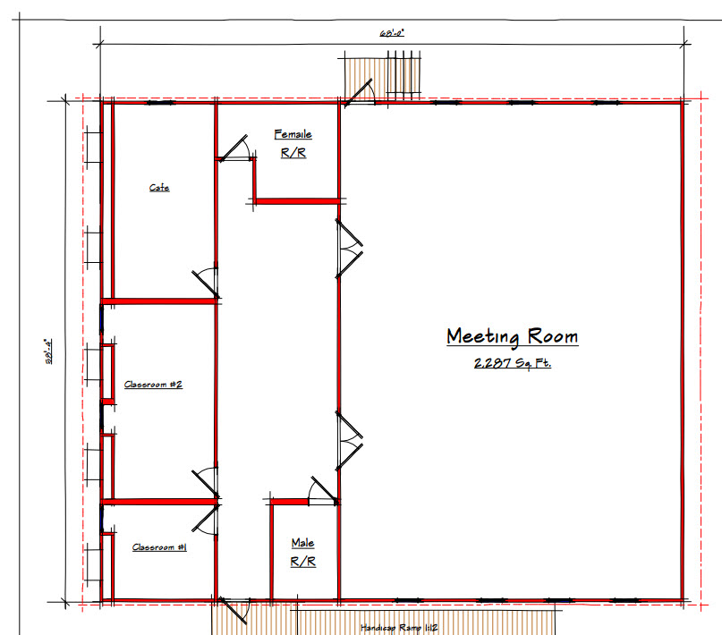 Church Floor Plan 296-5868