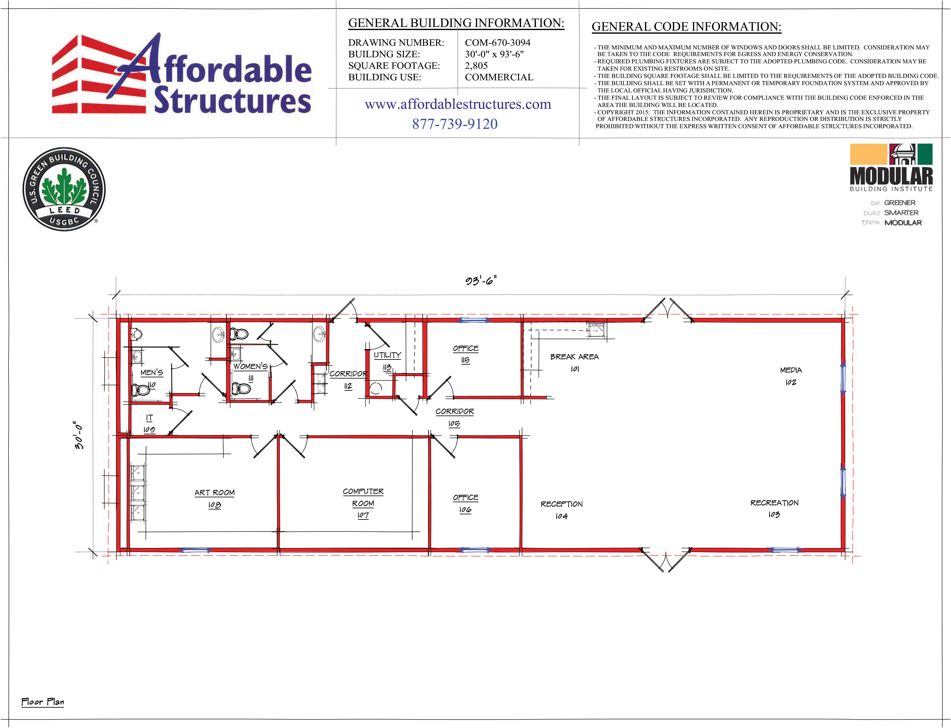 A floor plan of a house with red lines.