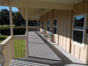 Site built porch