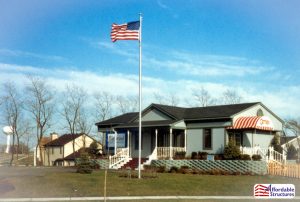 Sales Center with Site Built Roof